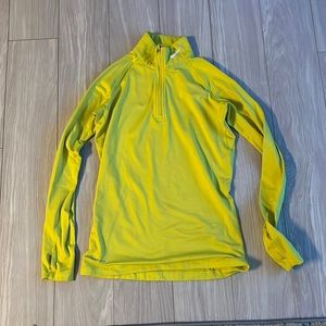 Yellow Nike quarter zip